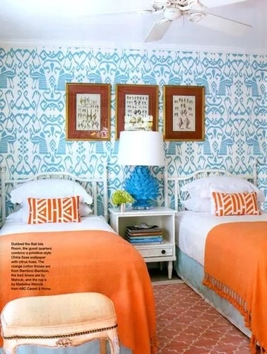 Blue + Orange Color Scheme