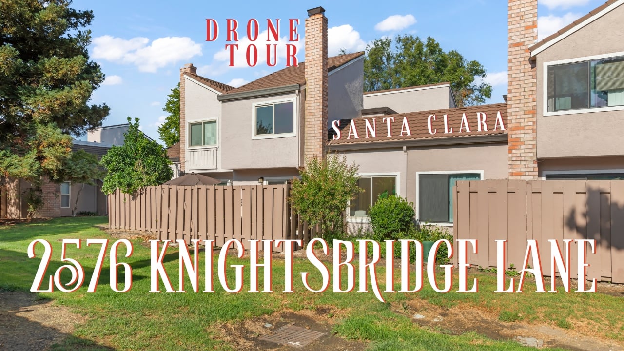 Drone Tour: Discover This Santa Clara Townhome Minutes from Tech Hubs & Shopping