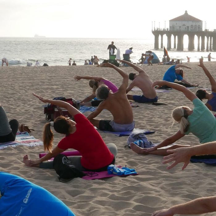 Mindful Yoga on the Beach