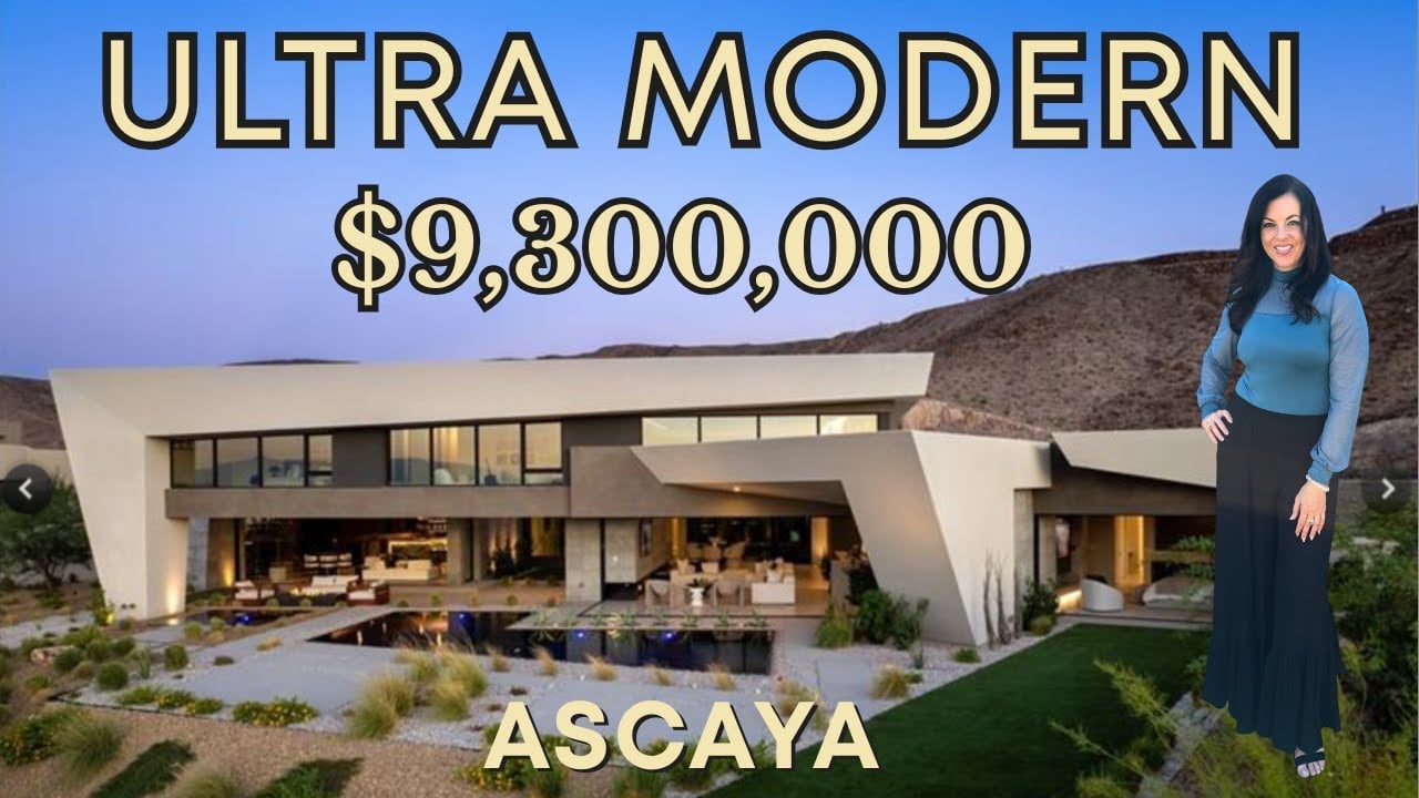 INSANE $9,300,000 Ultra-Modern Custom Home in Ascaya | Henderson, NV