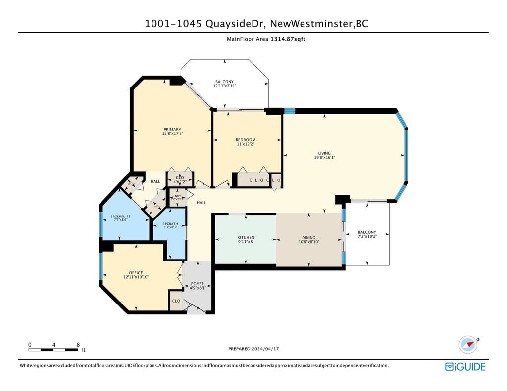 1045 Quayside Dr, #1001