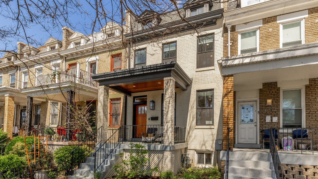 Inside 409 Columbia Rd NW: A Thoughtfully Renovated Wardman Rowhome in Park View, DC