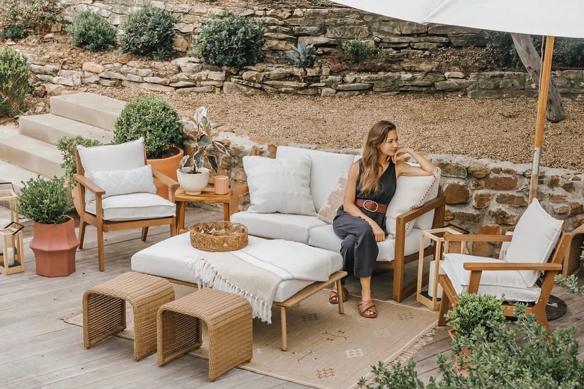 Guest houses with green lawn