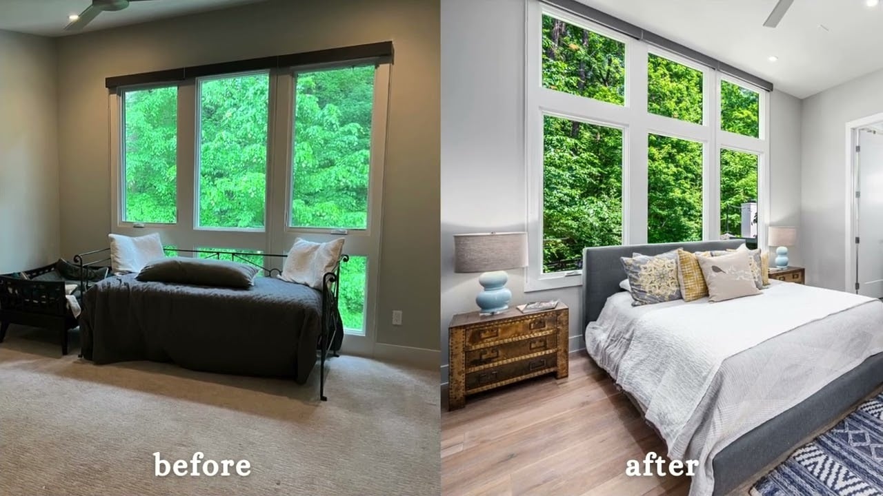 101 Botanical BEFORE & AFTER Staging