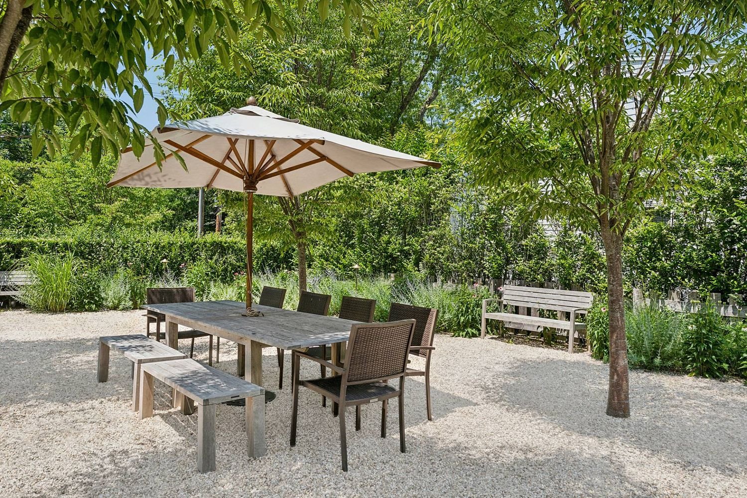 Modernized Vintage Cottage with Knockout Backyard, Moments to Village Main