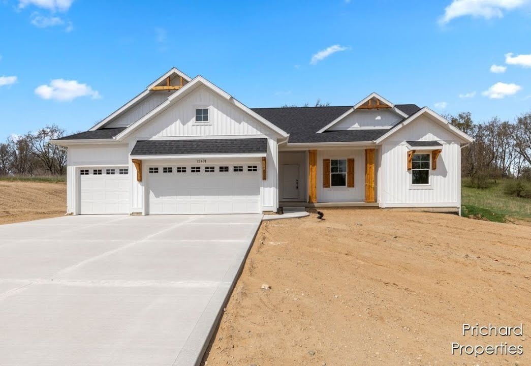 📍 Modern Farmhouse New Build in Alto, MI | 12491 Agate Ct SE | Buffum Homes