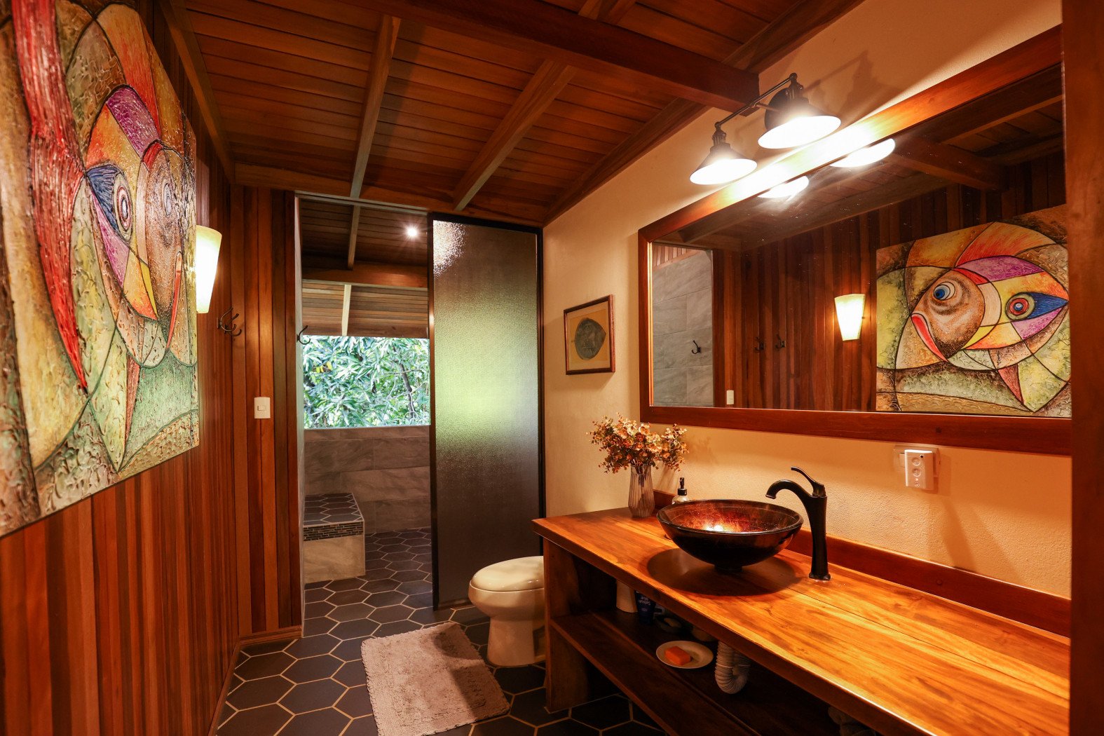 TROPICAL RETREAT IN PLATANILLO – OCEAN VIEW HOME PLUS APARTMENT IN ESTABLISHED COMMUNITY – 0.88 ACRES