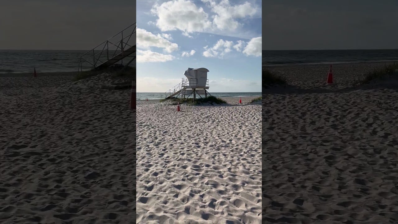 This South Beach in Vero Beach. It is a beautiful wide open guarded beach
