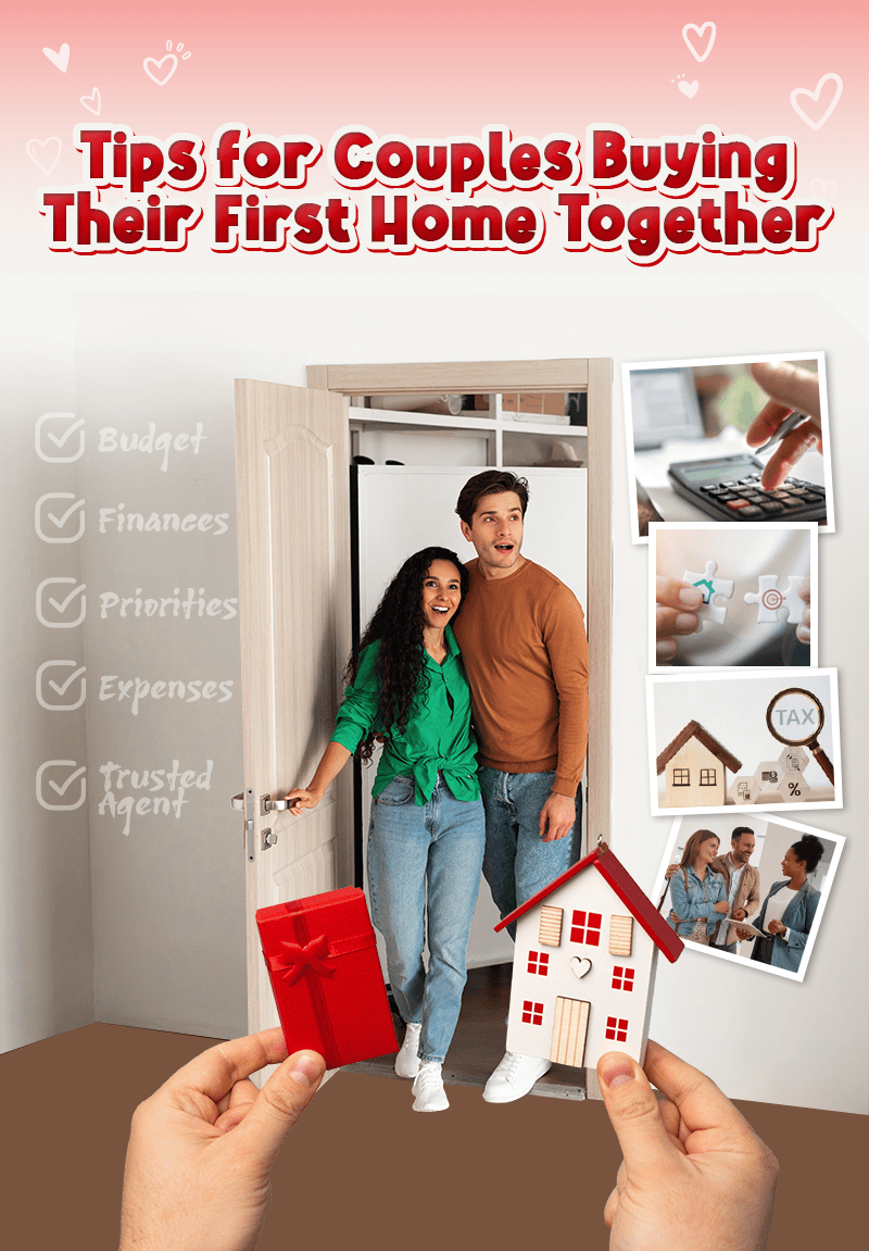 Tips for couples buying their first home together