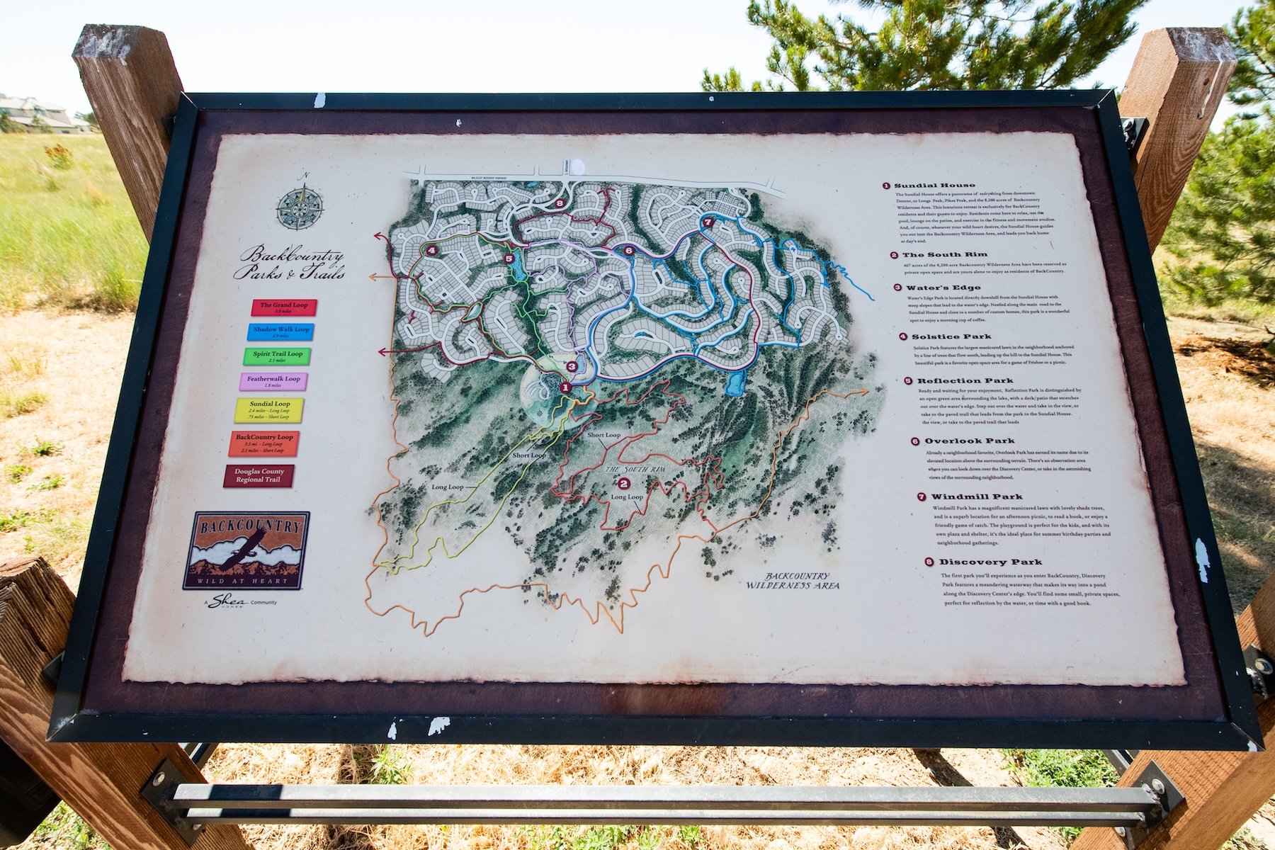 BackCountry trails and open space in Highlands Ranch, Colorado
