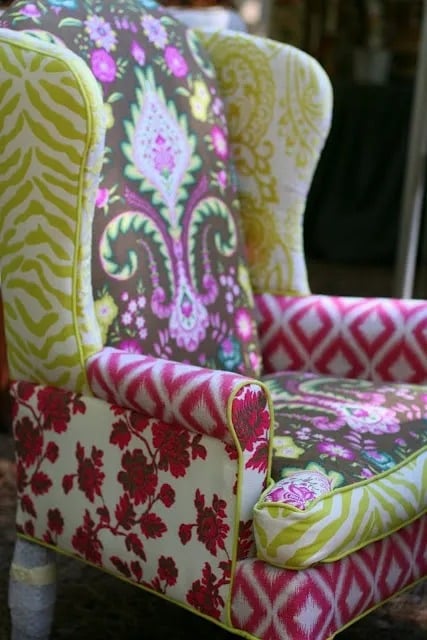 Vintage Wing Chair Redo