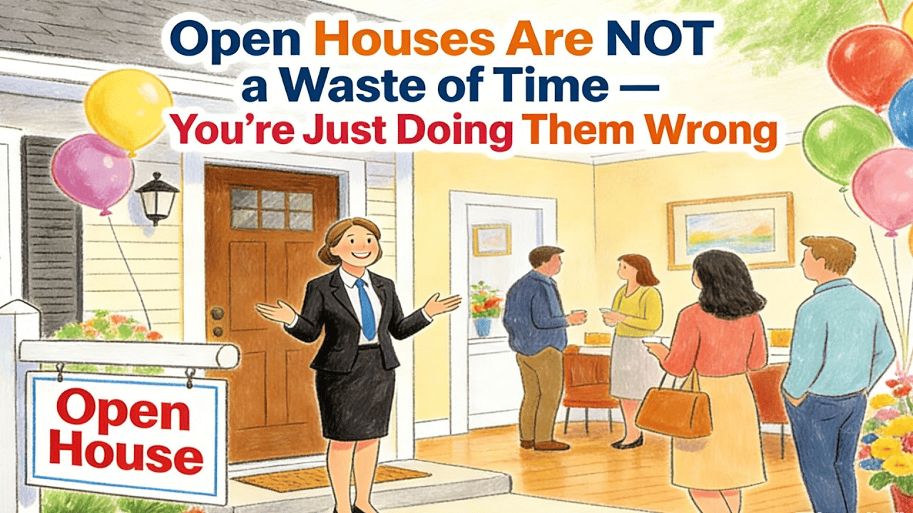 Open Houses Are NOT a Waste of Time — You’re Just Doing Them Wrong