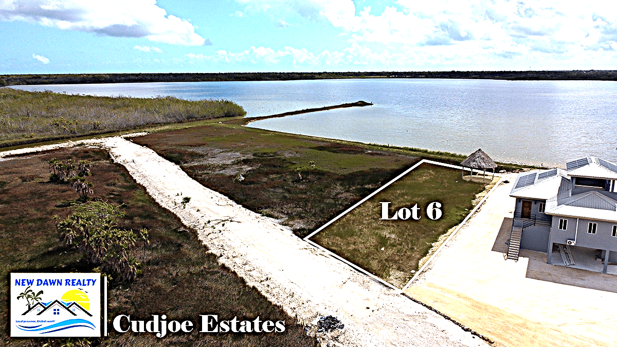 Vacant waterfront lot in a luxury master-planned gated residental community in northern Belize