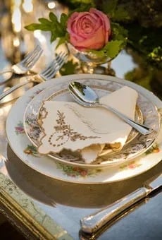 Vintage Holiday Table