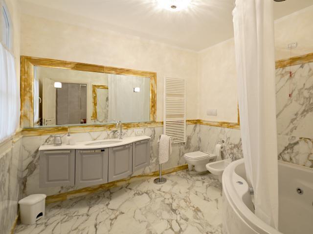 Newly Built Tuscan Villa With Marble Features