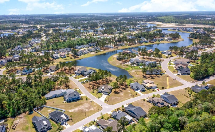 Waterbridge — a gated, waterfront community, nestled in the heart of Carolina Forest, near Myrtle Beach.