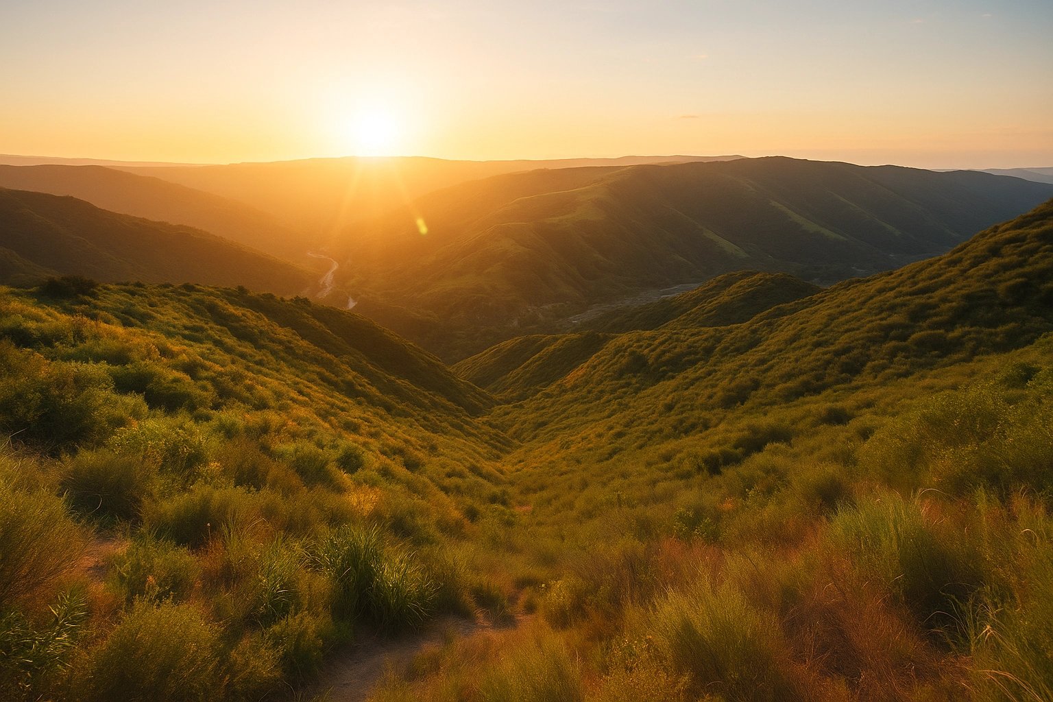 Hikers at Aliso and Wood Canyons Wilderness Park in Aliso Viejo