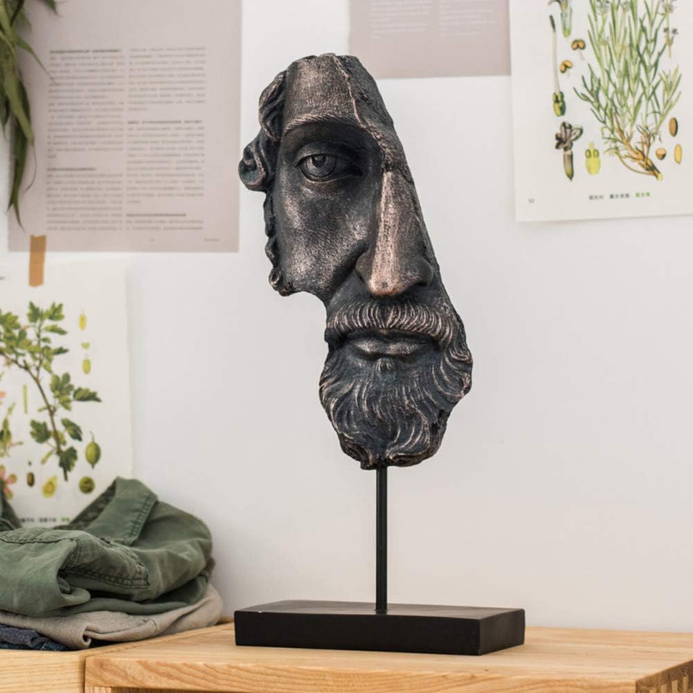 Broken Face Statue