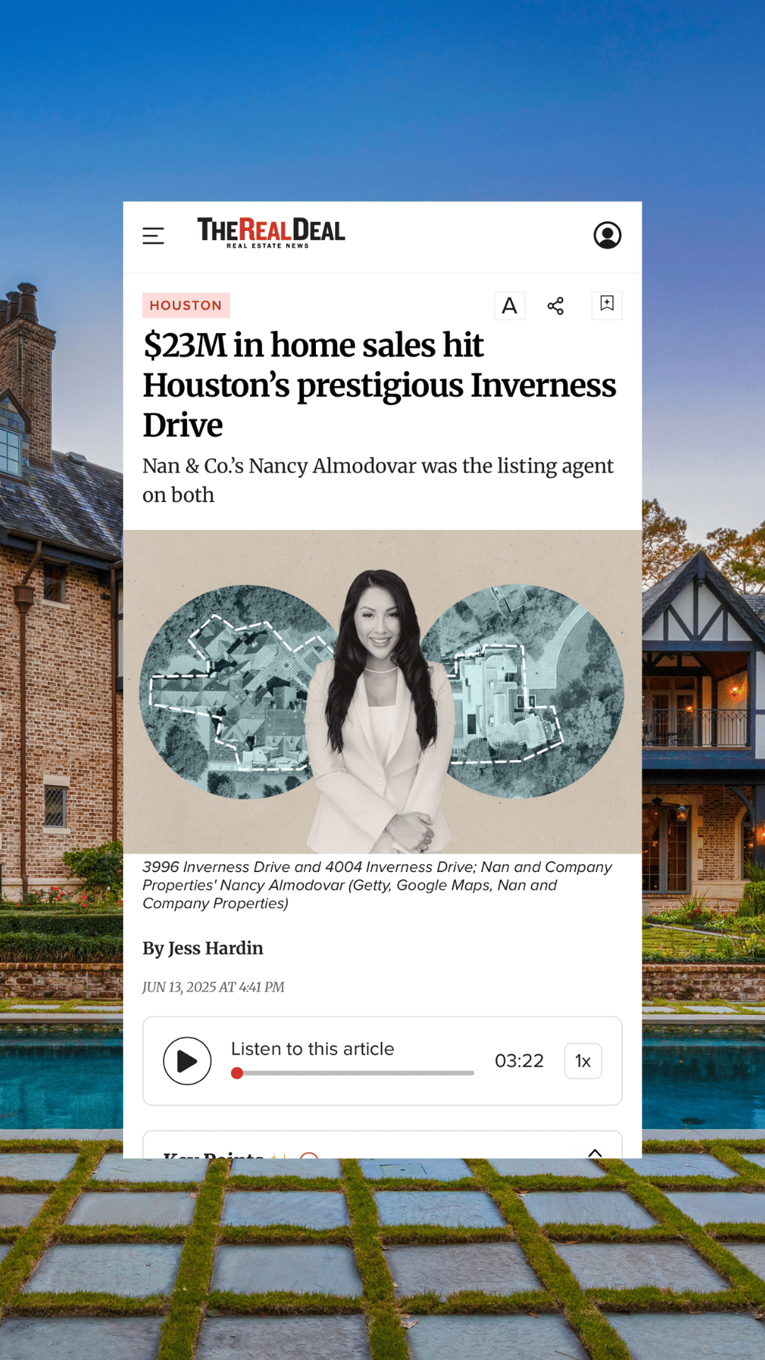 $23M in home sales hit Houston’s prestigious Inverness Drive 