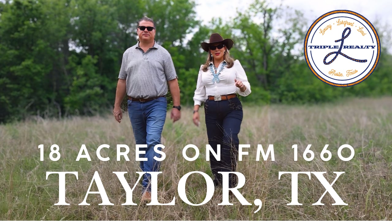 18.45 Acres on FM 1660 in Taylor TX — This Won’t Last (Near FM 973 & Samsung)