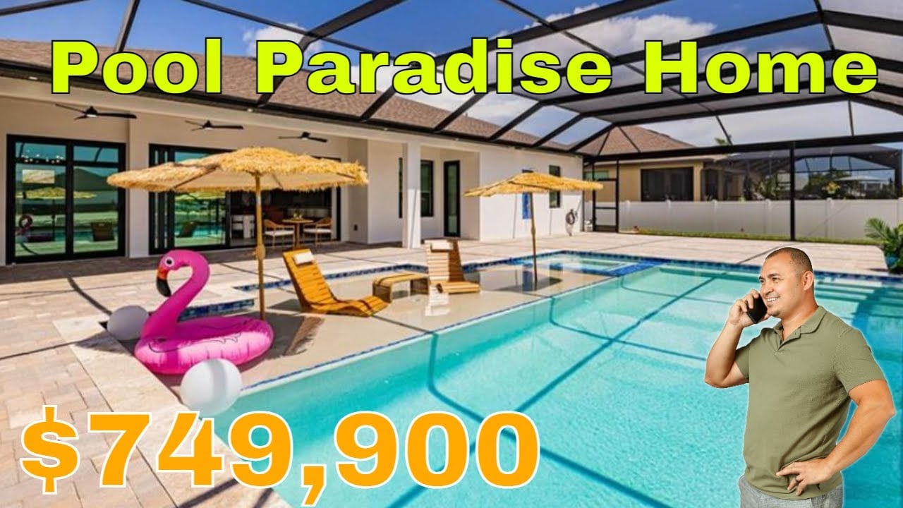 Pool Paradise Home in SW Cape Coral - Full Tour