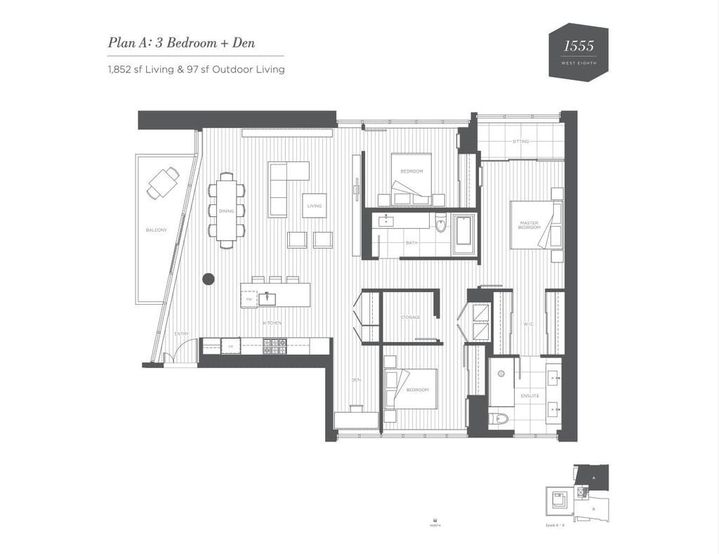 1555 W 8th Ave, #702