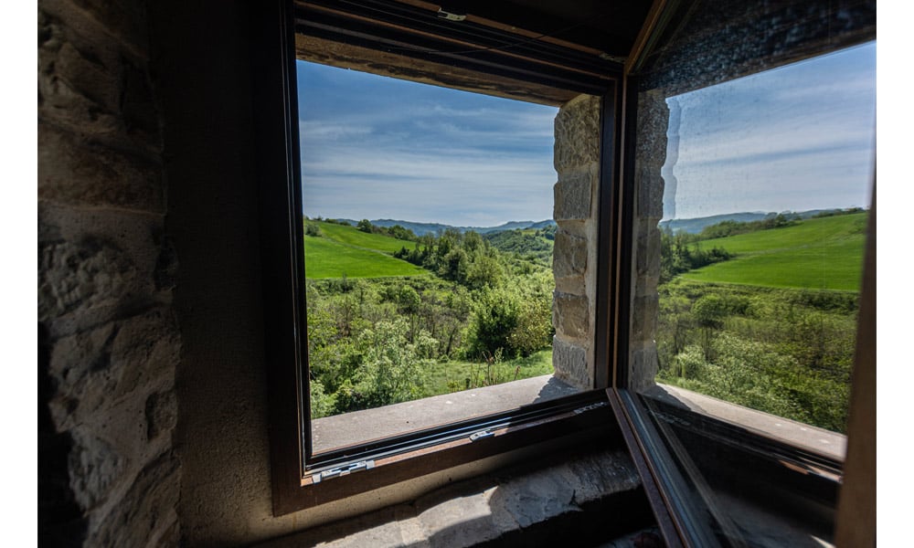 Stone Farmhouse Immersed In Nature