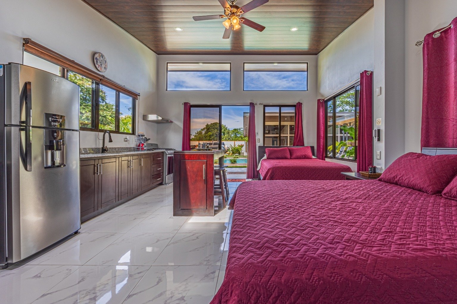 Incredible turnkey investment opportunity, 3 Rental villas, and a 2 Bedroom Home with a large pool.