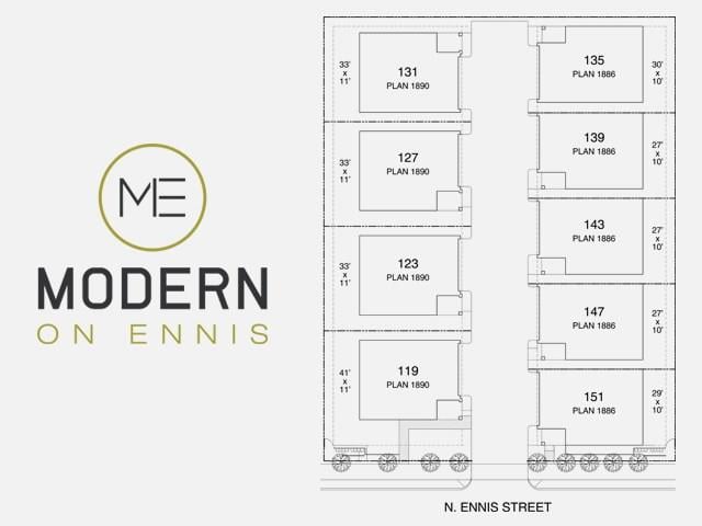Modern on Ennis Houston home community