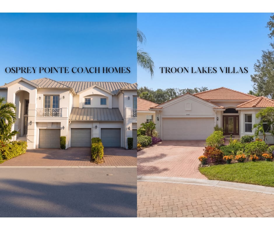 Troon Lakes Vs Osprey Pointe: Villas Or Coach Homes?