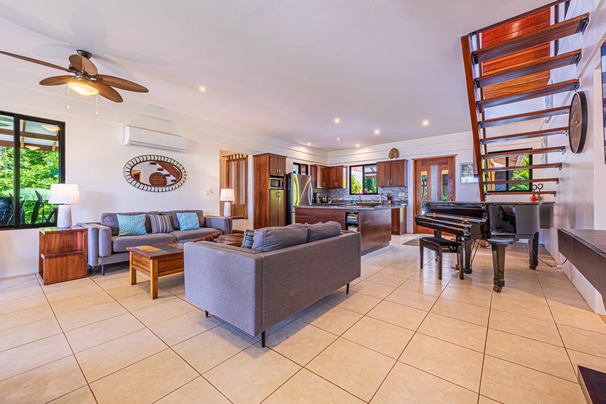 2.07 ACRES – 3 Bedroom Elegant Home With Guest Suite & Sweeping Ocean Views, Secluded & Nestled within Lush Jungle Surroundings!!!