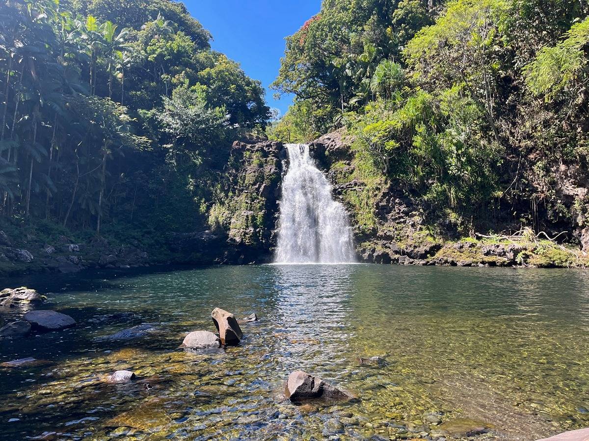 HAMAKUA COAST BIG ISLAND - OCEANFRONT 40 ACRES - WATERFALLS