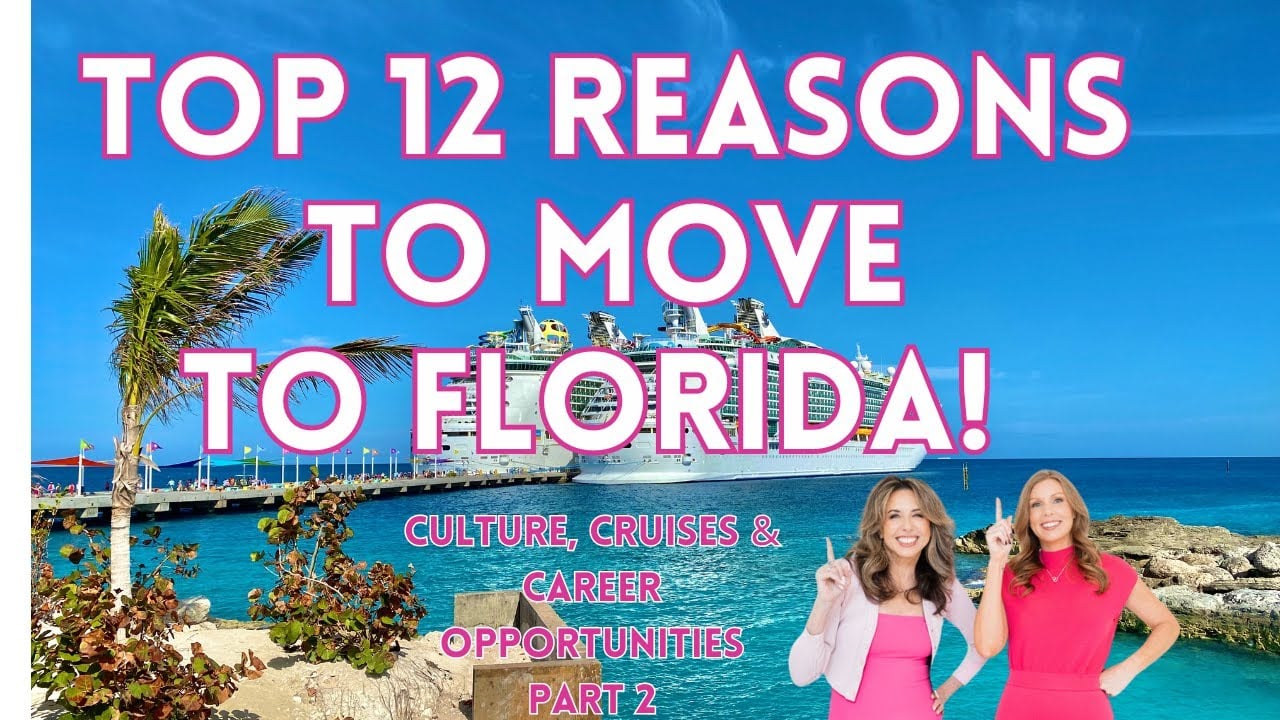 Top 12 Reasons to Move to Florida! 🌴 Culture, Cruises & Career Opportunities (Part 2)