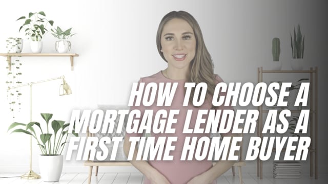 How to choose a mortgage lender as a first-time home buyer
