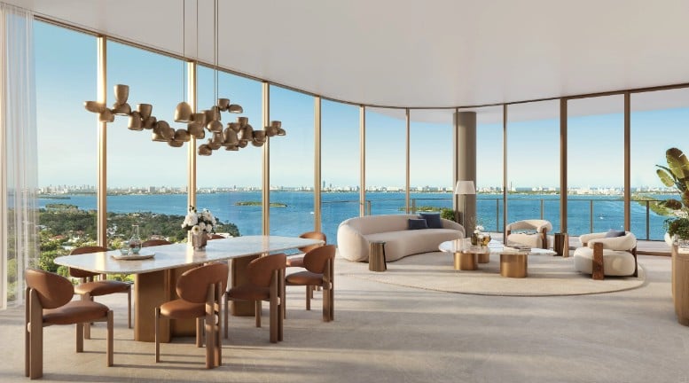 Kempinski Residences Miami Design District Reveals New Interior and Amenity Renderings