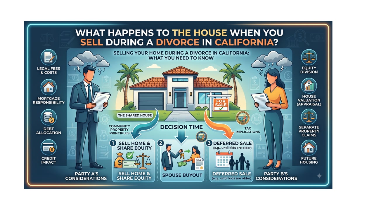 What Happens to the House When You Sell During a Divorce in California?