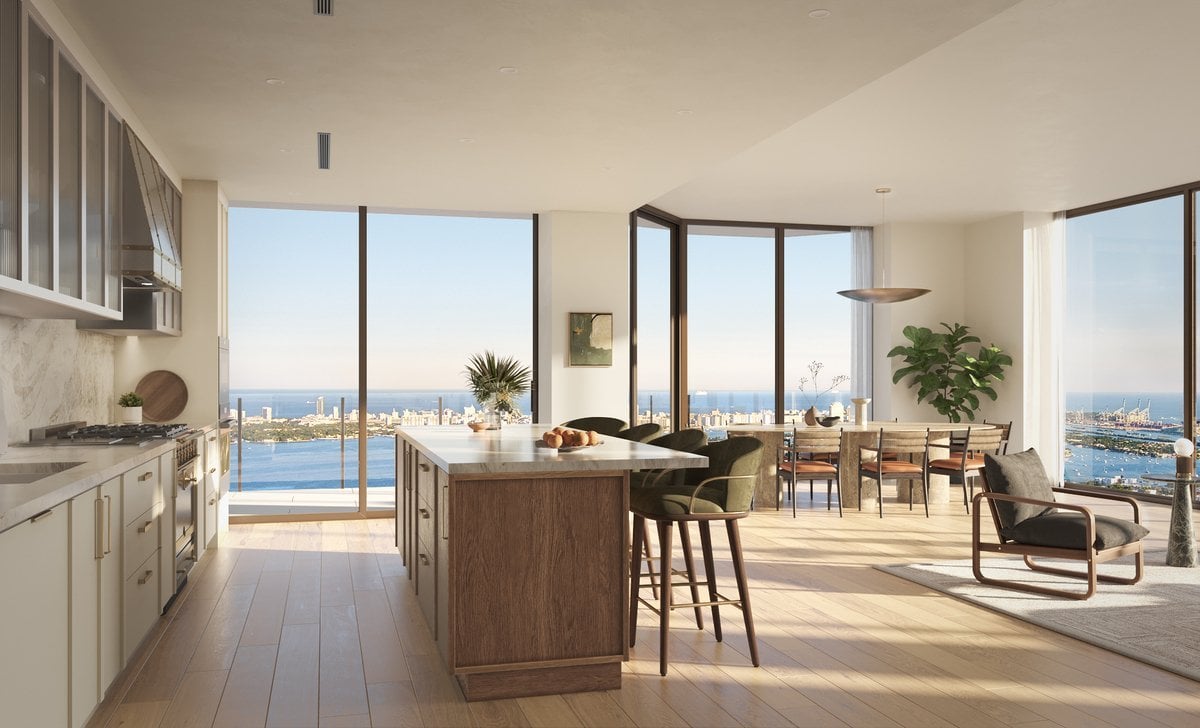 June 2025 | Villa Miami Finishes Concrete Pour on Iconic Edgewater Waterfront Tower