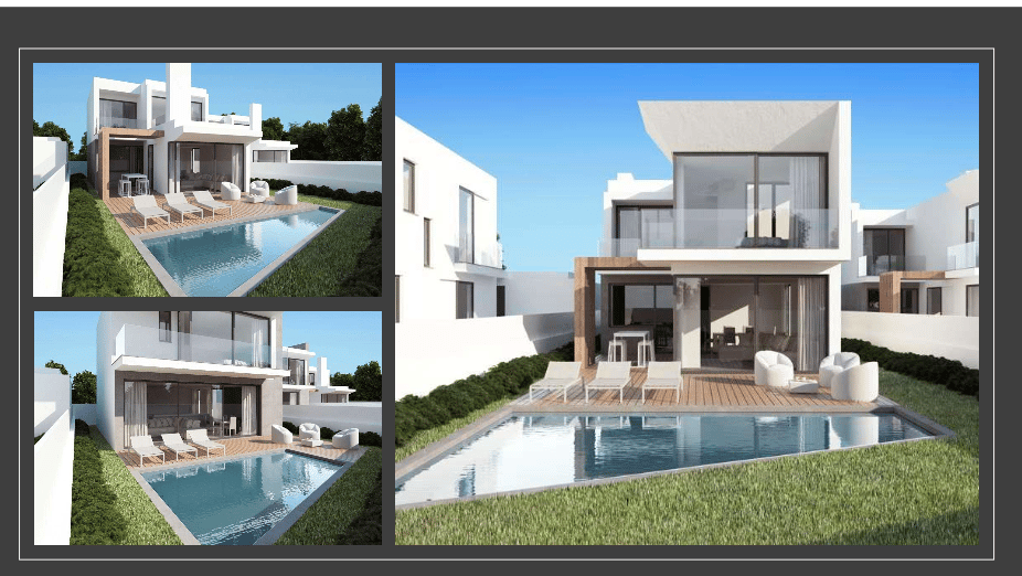 Plot with Approved Project for 12 Modern Villas in Sesimbra – Near Praia do Meco
