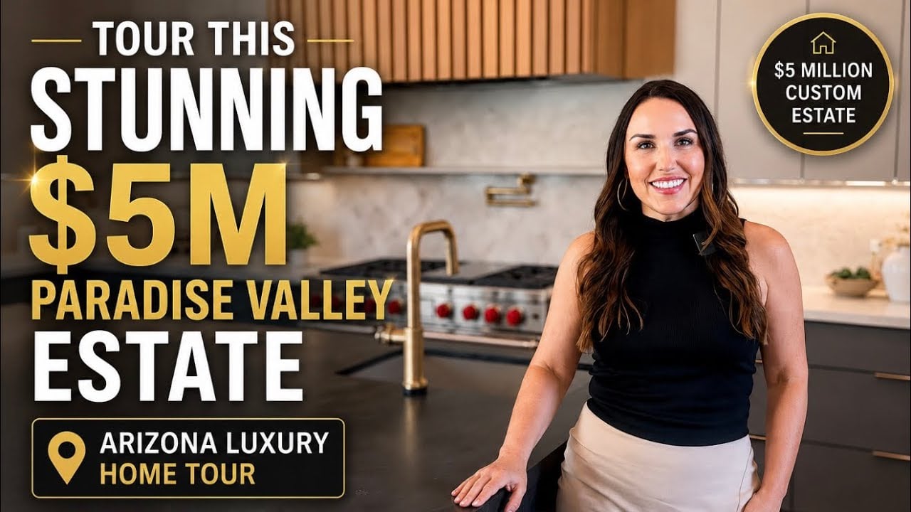 Tour This Stunning $5M Paradise Valley Estate | Arizona Luxury Home Tour