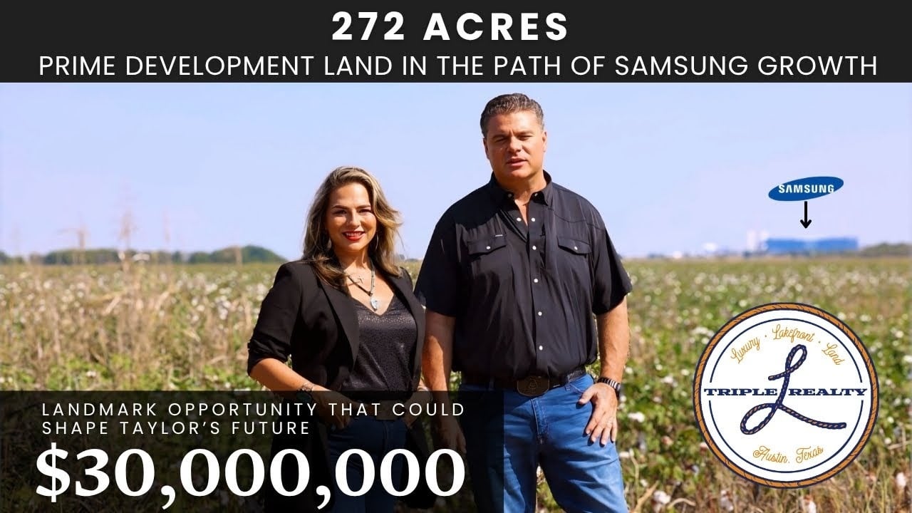  272 Acres in the Path of Samsung Growth | Prime Development Land in Williamson County
