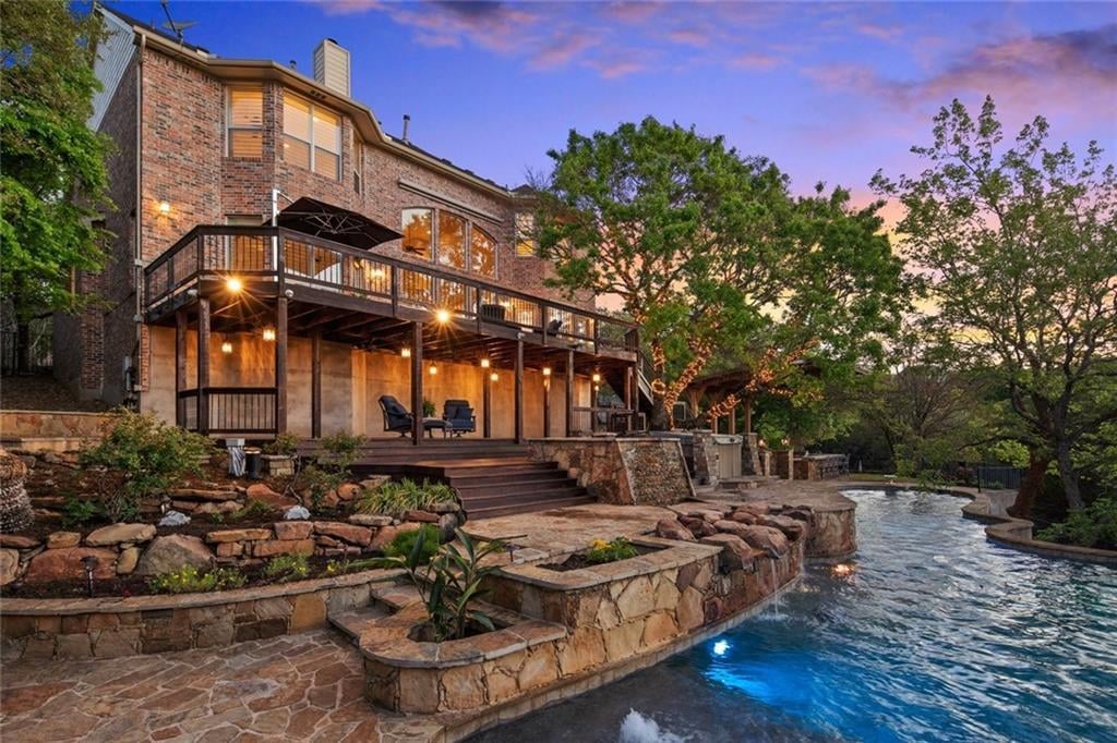 Greenbelt Luxury Estate | Resort Pool, Grand Ipe Deck & Hill Country Views