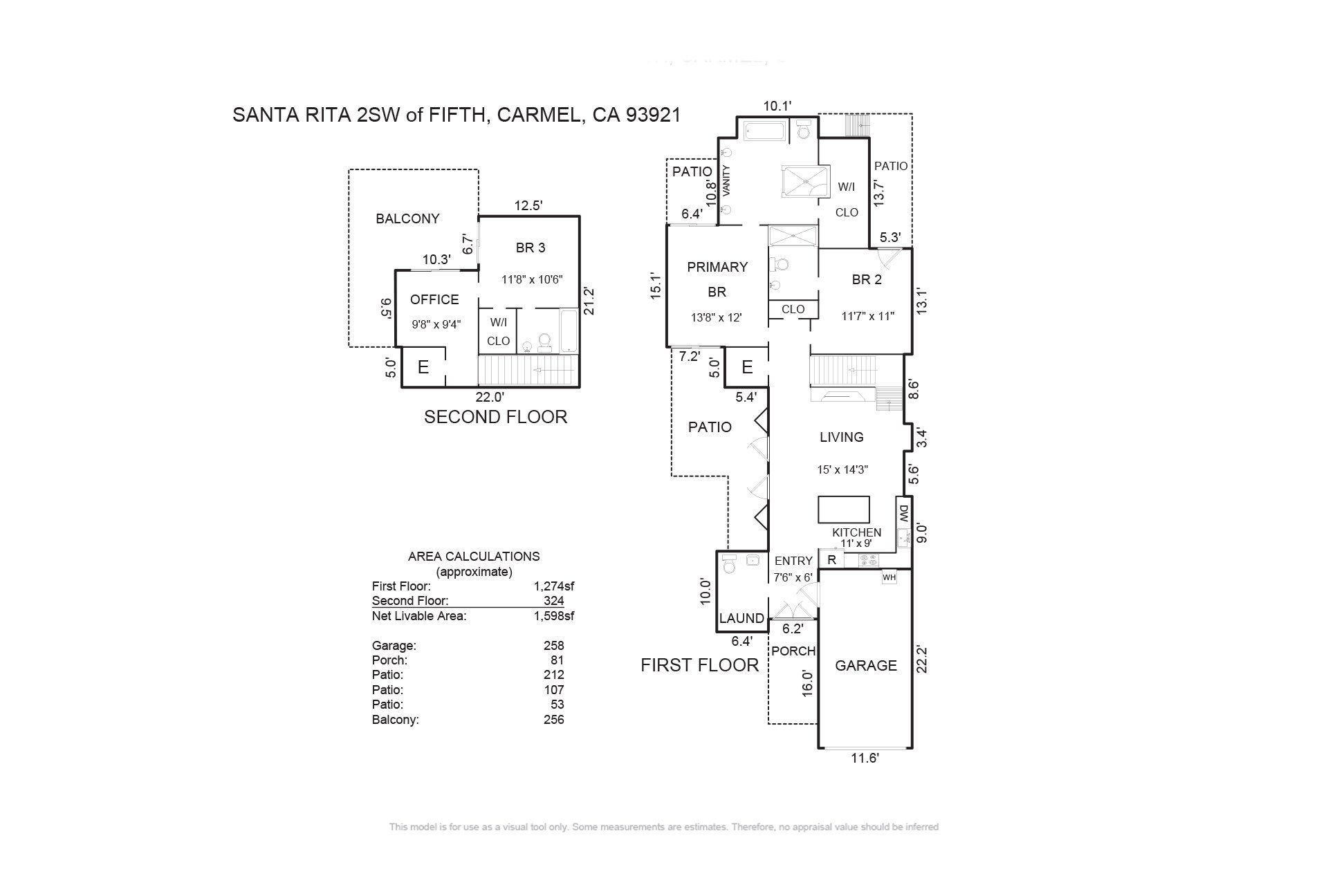 Carmel Pearl - Santa Rita 2 SW of 5th