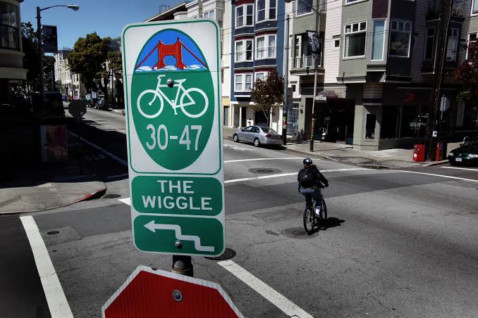 The Wiggle bike route
