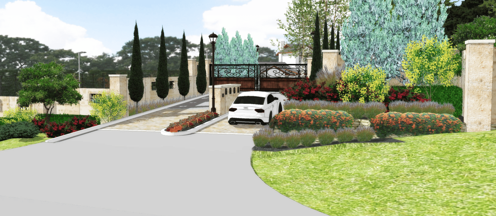 Gated Enclave with City and Hill Country Views