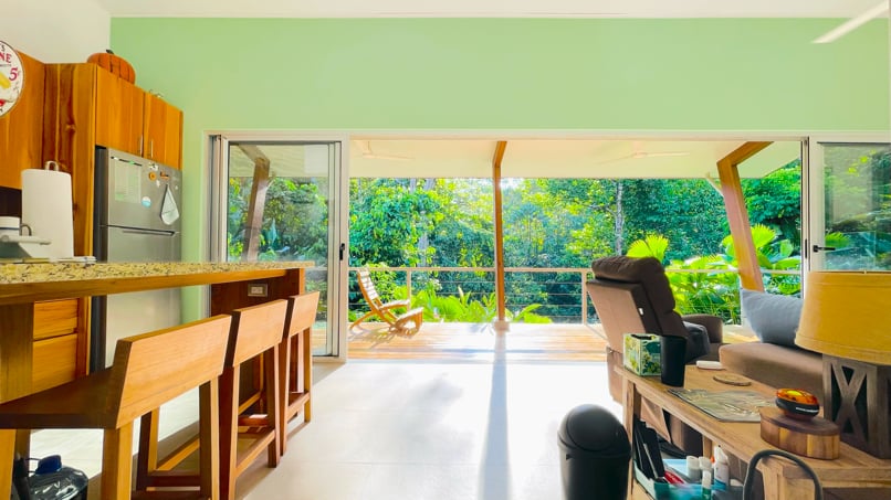 Riverside Jungle House with Waterfall Views in Ojochal, Costa Rica