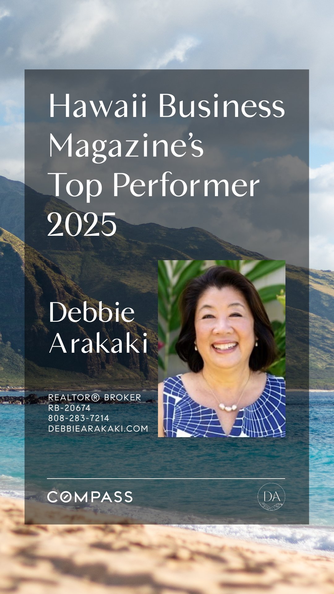 Debbie Arakaki Named as Top Performer in Real Estate by Hawaii Business Magazine in 2025