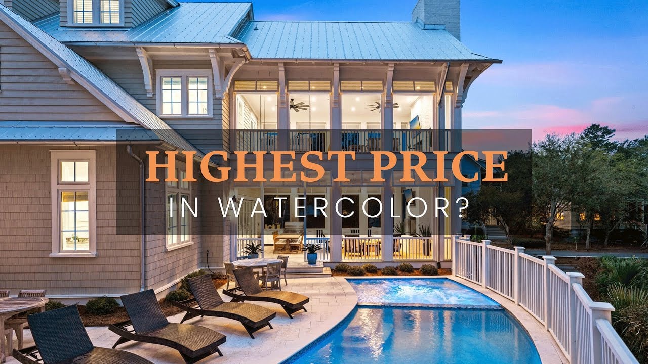 How We Achieved the Highest Price Sale in WaterColor, Florida History