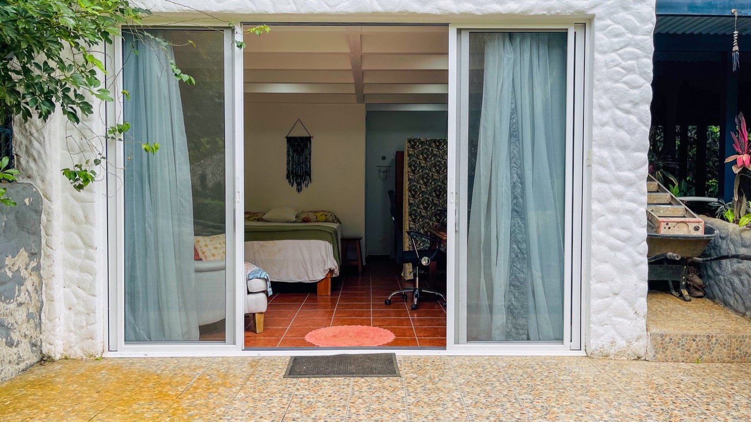 Modern House For Sale With Jungle View, Peaceful Stream, and Rental Cabins
