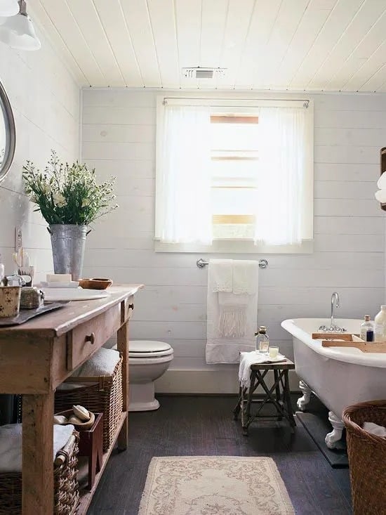 Repurposed Bathroom Vanity
