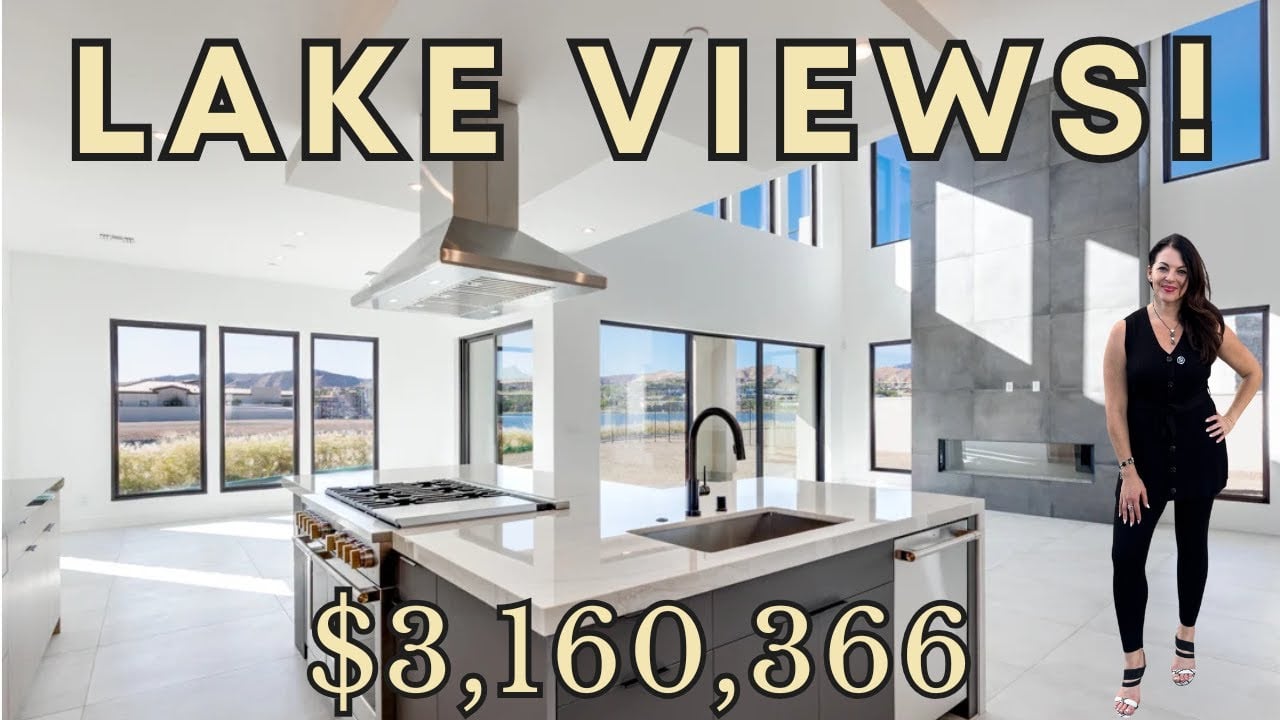 Move-In Ready New Construction Waterfront Home | La Cova Lake Las Vegas